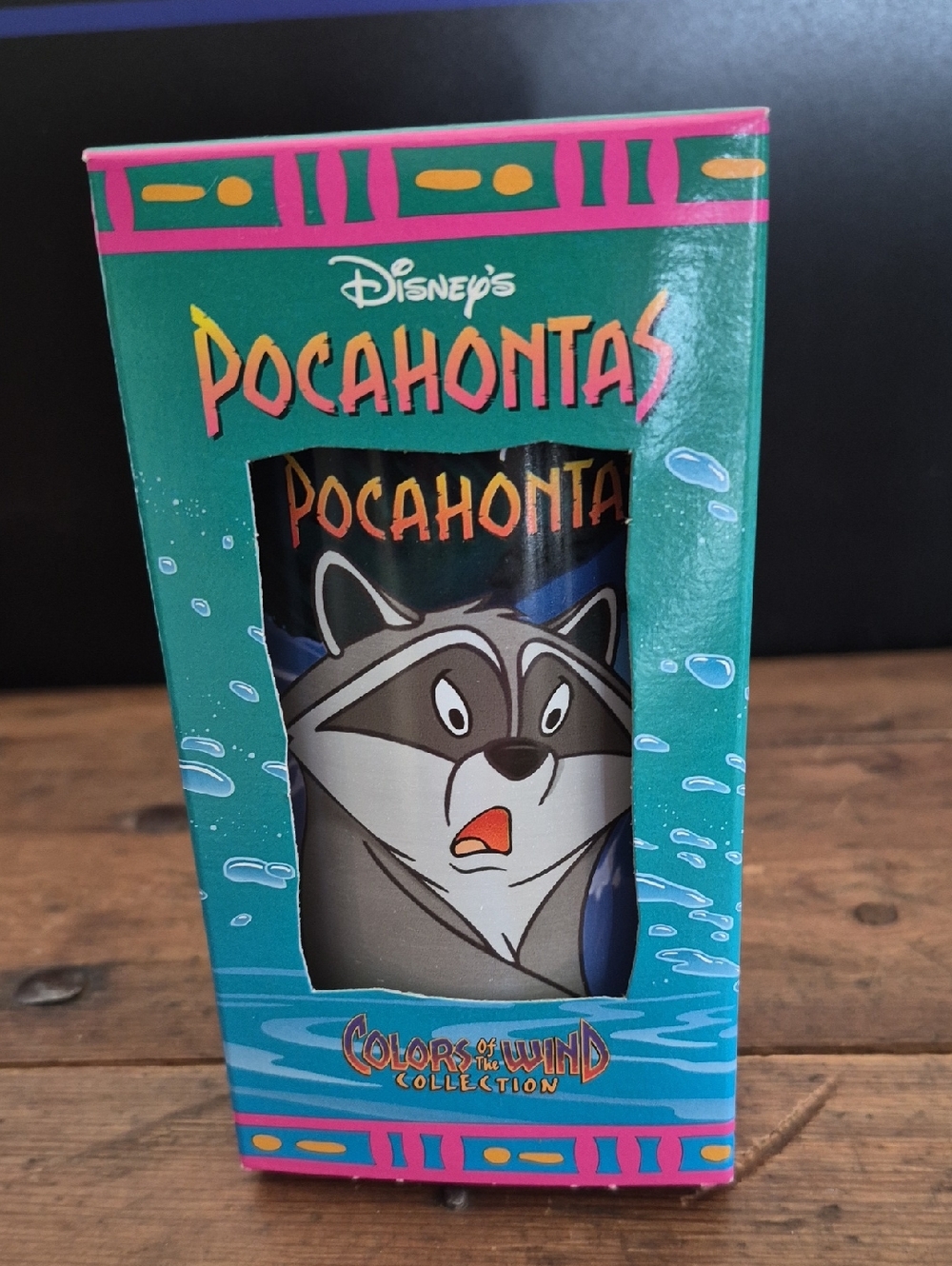 Vintage Walt Disney Classic Pocahontas Burger King Collectible Tumbler